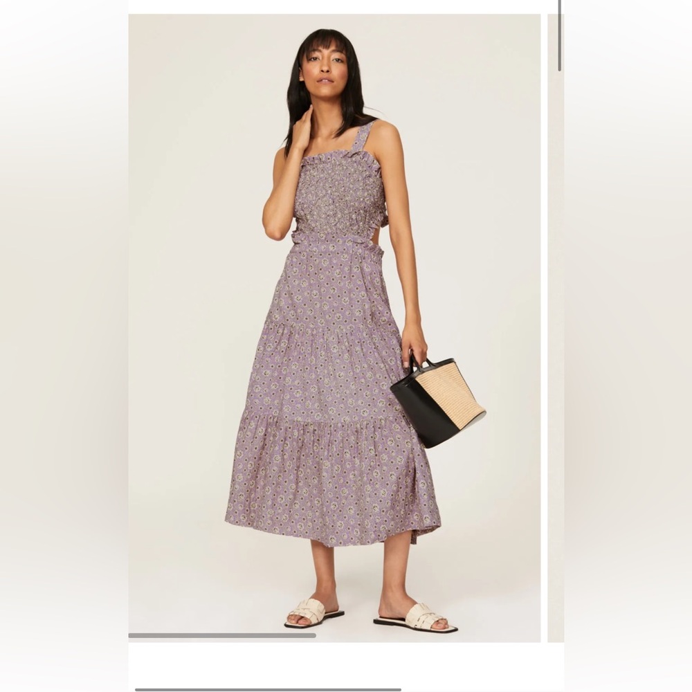 🔥 Sea New York Lavender smock dress L